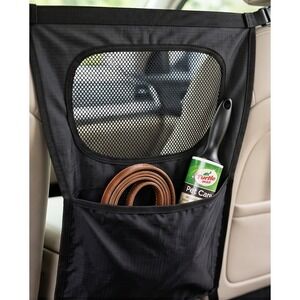Turtle Wax Seatback Mounted Barrier Mesh Window L Pocket Adj. Straps‎ Black NIB